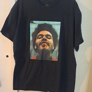 The WEEKEND merch Men's Black Graphic Tee